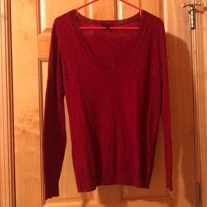 Lightweight red sweater